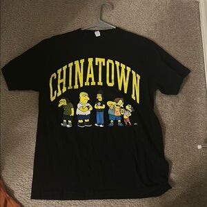Black Chinatown Graphic T-Shirt